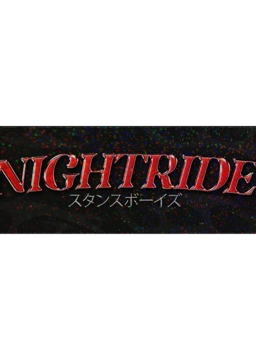 NIGHTRIDE RED GLITTER - SLAP STICKER