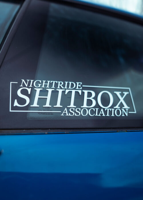 SHITBOX - Diecut sticker