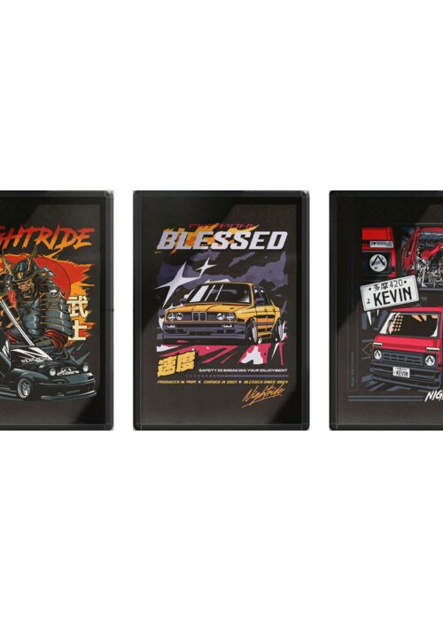 NIGHTRIDE Selected Design Posters BUNDLE