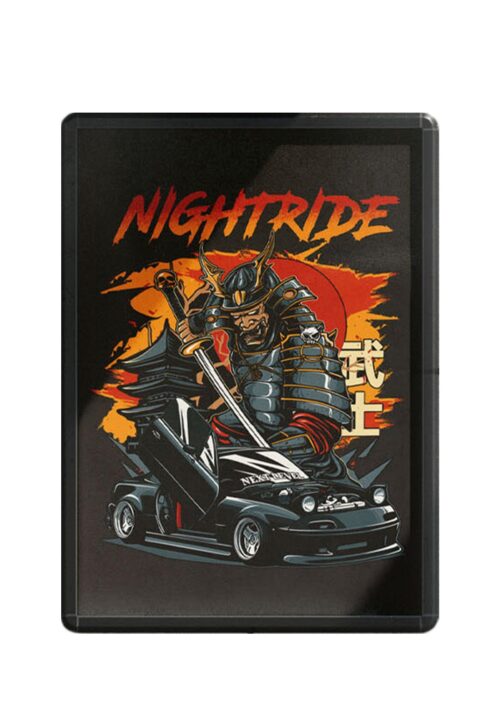 NIGHTRIDE Selected Design Poster SAMURAI