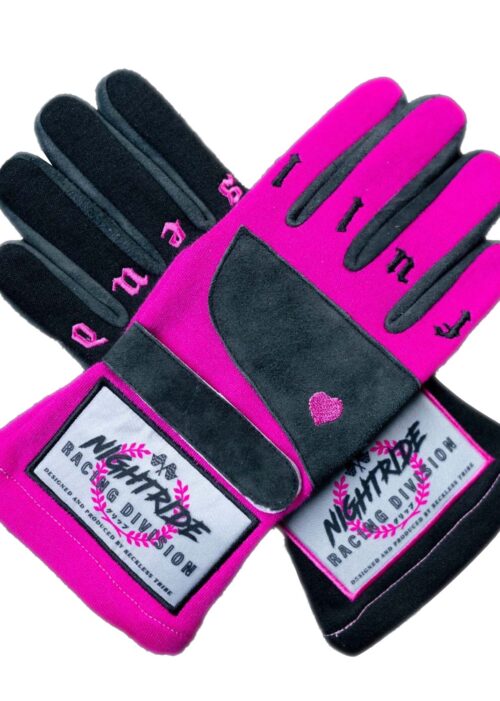 Nightride Racing Gloves - PINK & BLACK