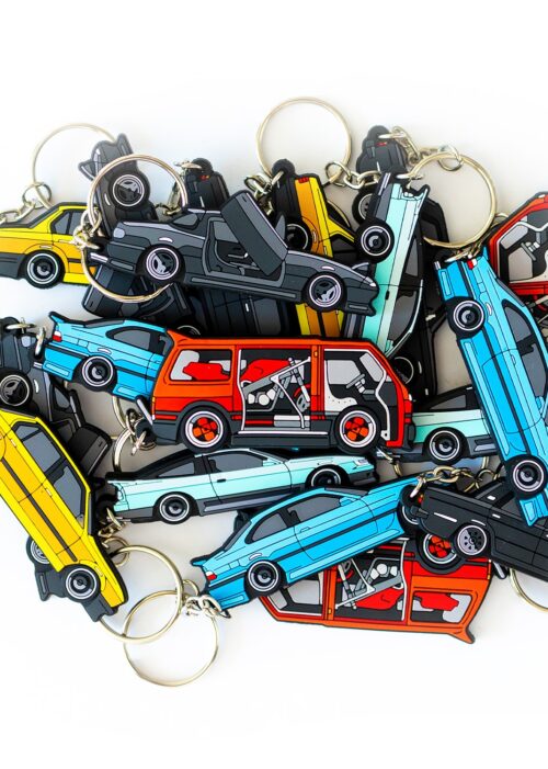 car silhouette keychains | Nightride