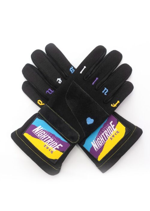 Nightride Racing Gloves - RETRO